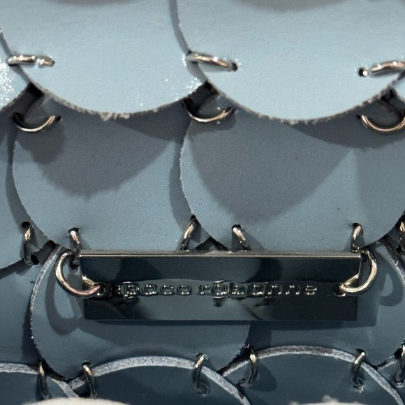 Paco Rabanne Iconic Disc Belt Bag – Powder Blue Leather - Picture 6 of 10